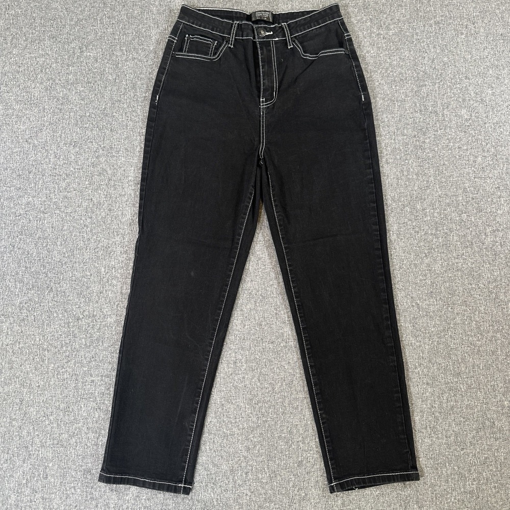 Monkey Ride Jeans Original Vintage Black Straight Leg Women's Size 5/29 Y2K‎